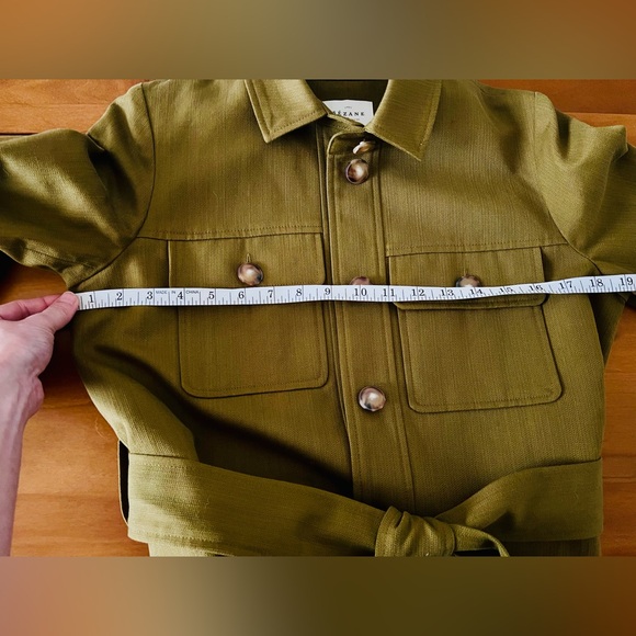 NWT Sezane Monique Jacket. Size 2. Color Khaki. - Picture 5 of 7